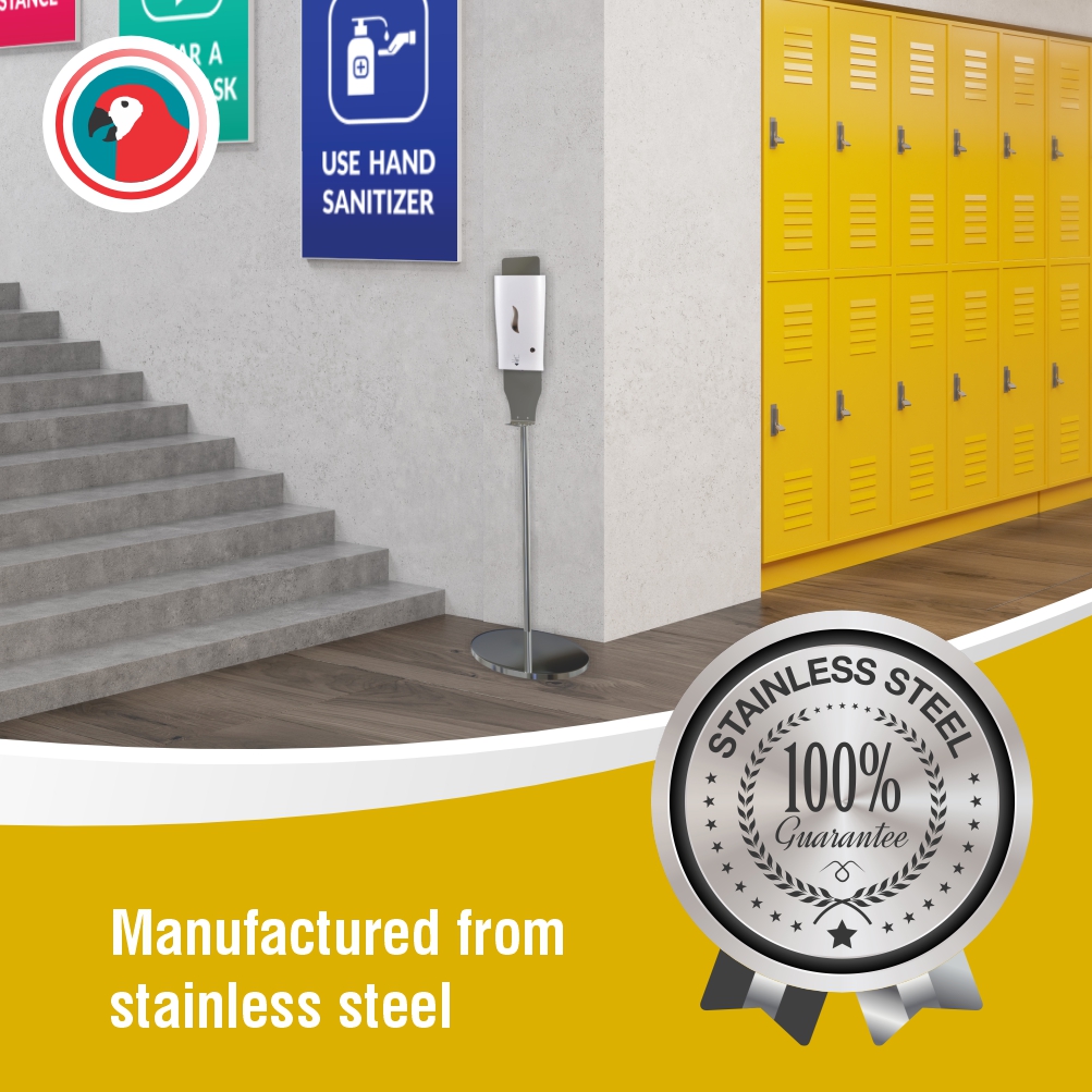 Janitorial Dispenser Stand - Stainless Steel - Image 2