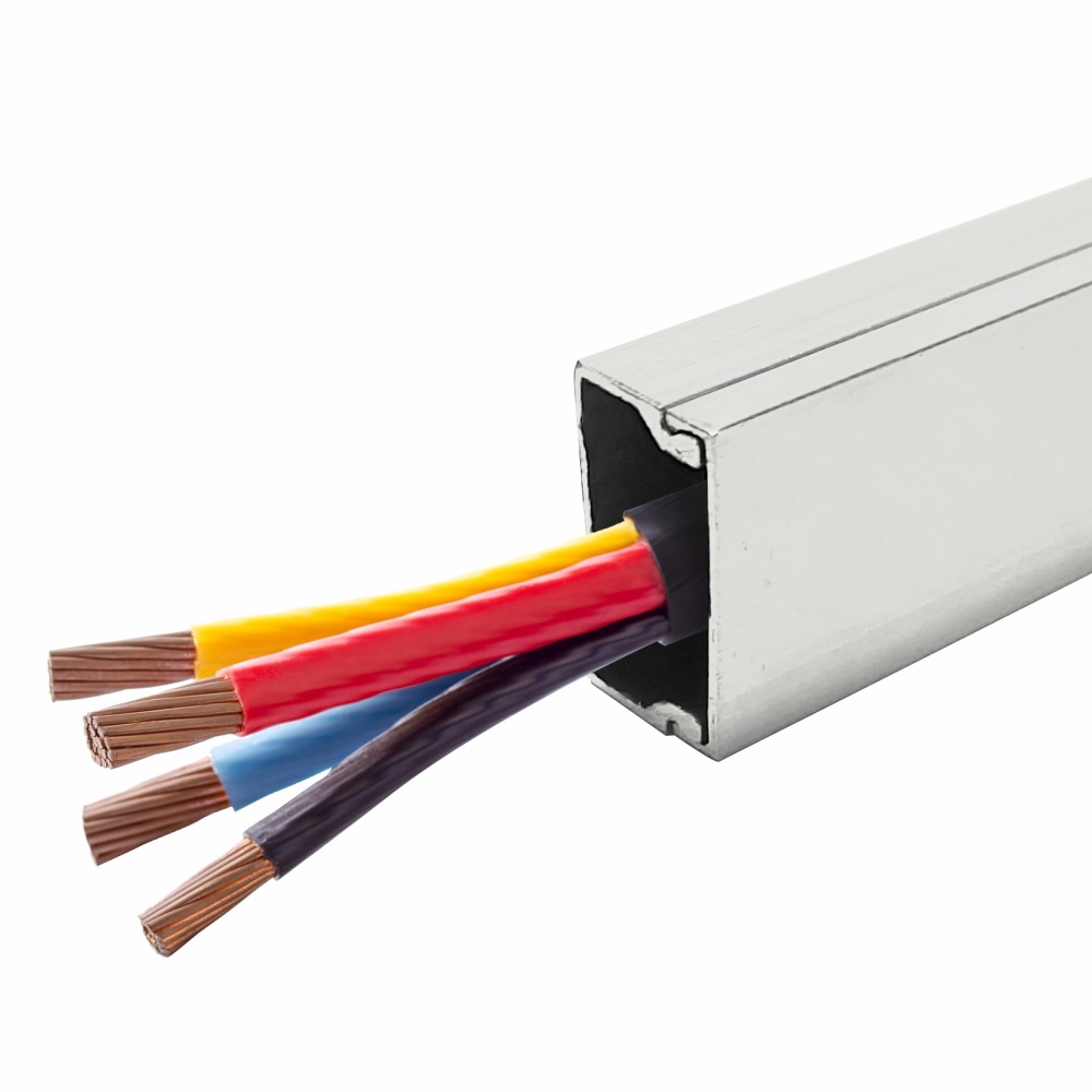 Aluminium Conduit 22 x 11 x 2900mm White - Image 2