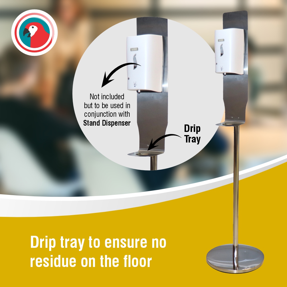 Janitorial Dispenser Stand - Stainless Steel - Image 3