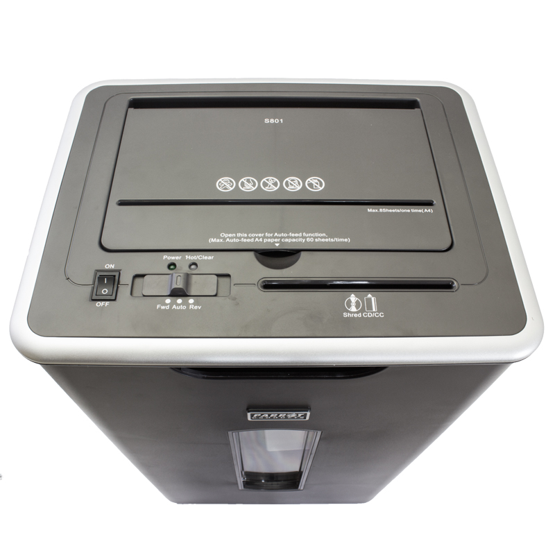 Paper Shredder (60 Sheets - 430mm - Auto Feed - Cross Cut - Medium Security) - Image 2