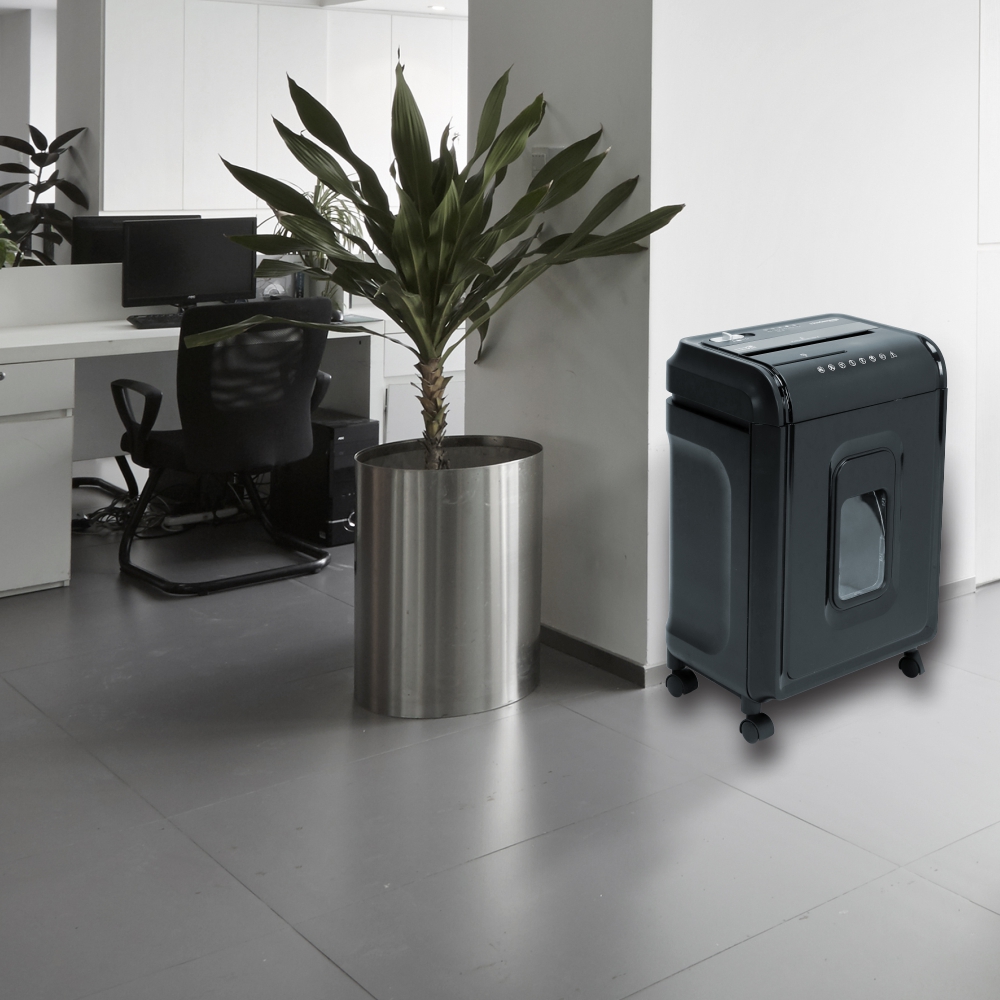 Paper Shredder (8 Sheet - 4*12mm - Mini Cross Cut - High Security) - Image 4